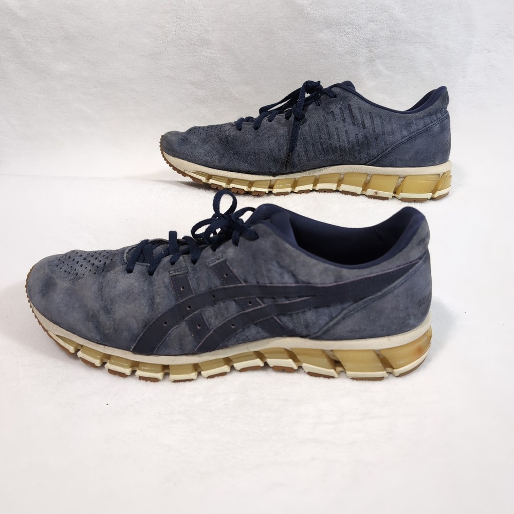 Asics Gel-Quantum‎ 360 Sneakers Mens 13 Navy Blue Suede Leather 1021A105
